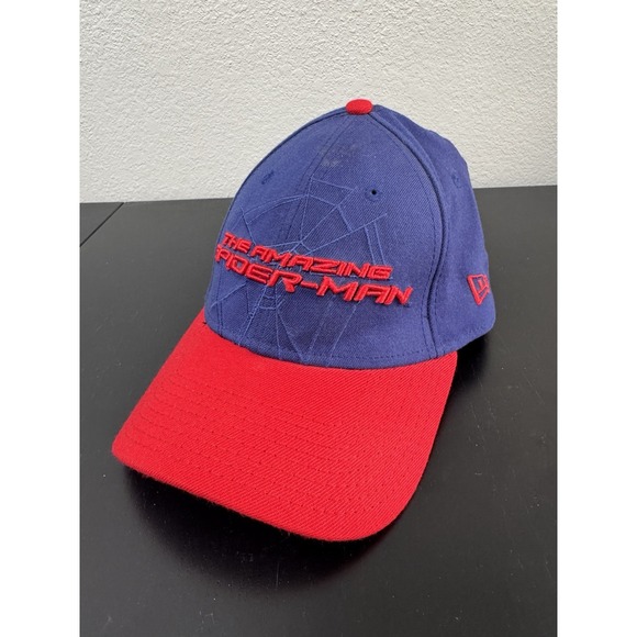 New‎ Era Amazing Spider-Man 39thirty Fitted Hat Size Medium-large Stretch Fit - Picture 1 of 7